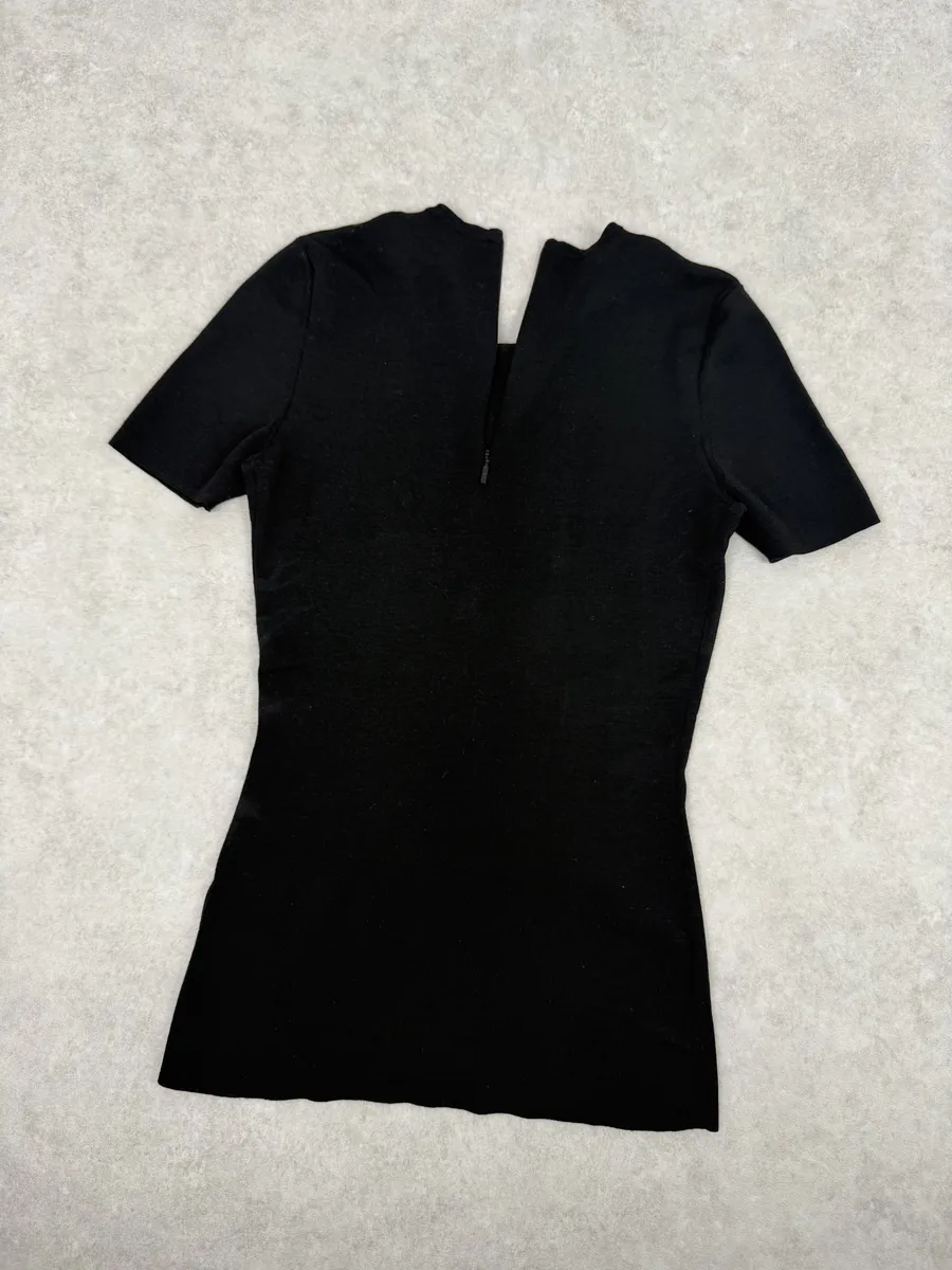2000s Gucci Black & Brown Python Leather Obscure T-Shirt - Image 7
