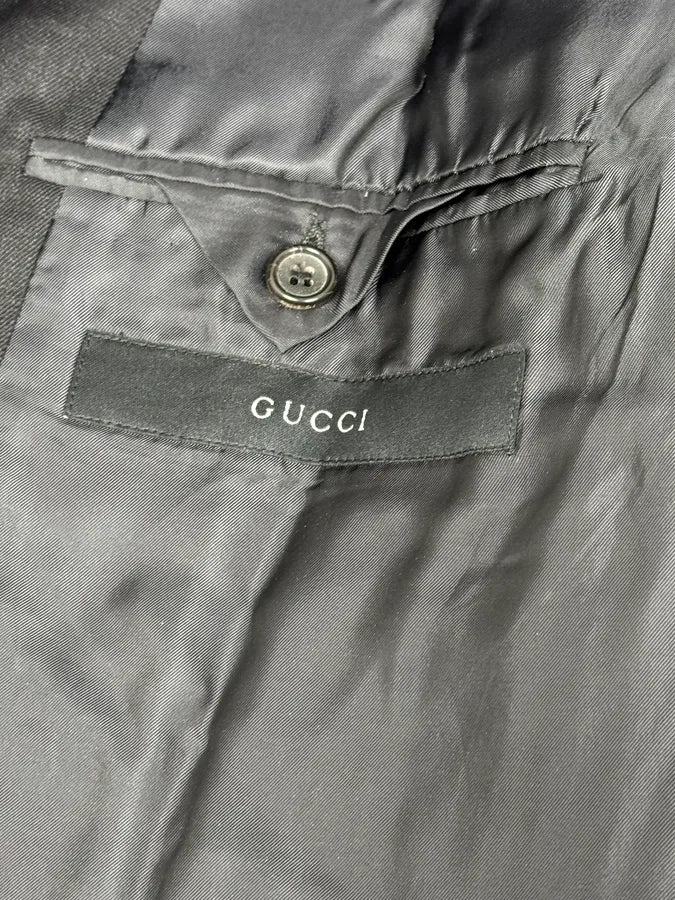 2000s Gucci Black Classy Tailored Blazer & Pants - Image 17