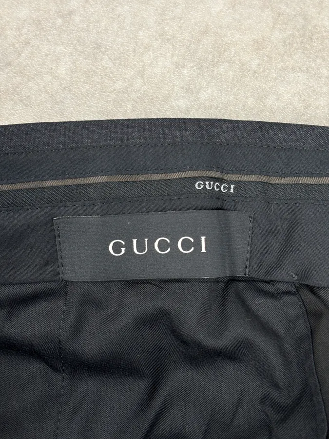 2000s Gucci Black Classy Tailored Pants - Image 12