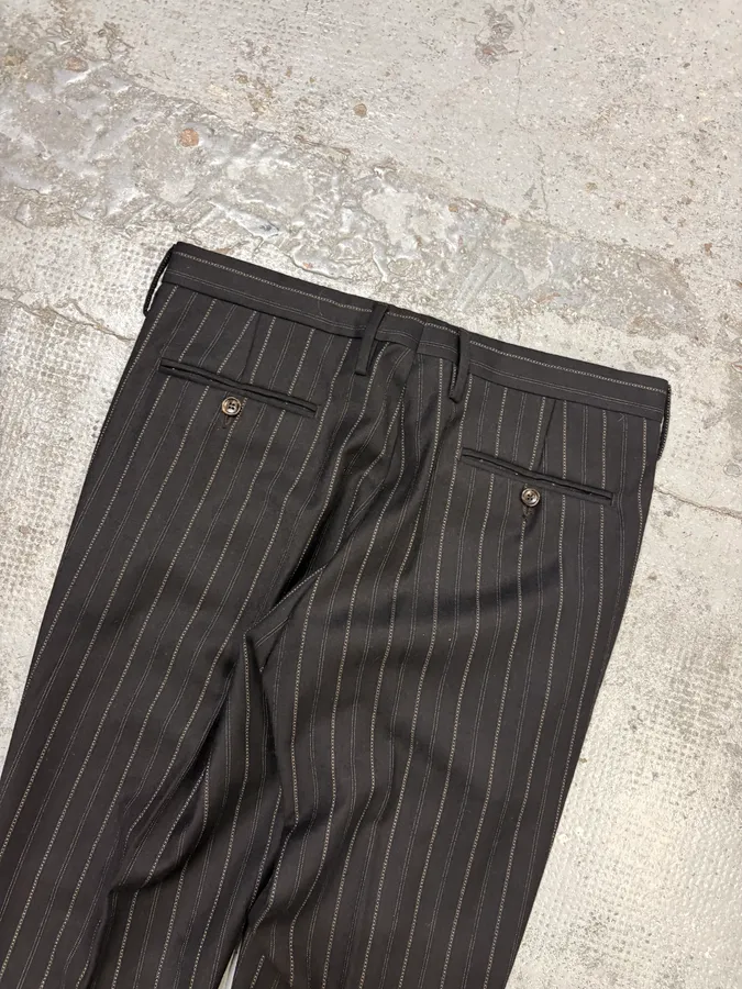 2000s Gucci Black Wool Pinstriped Suit by Tom Ford - Image 18