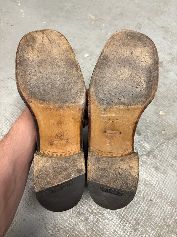 2000s Gucci Brown Leather Chelsea Boots - Image 9