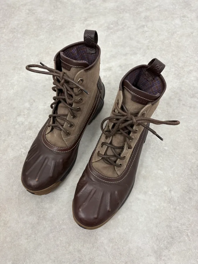 2000s Gucci Brown Ski Boots - Image 3