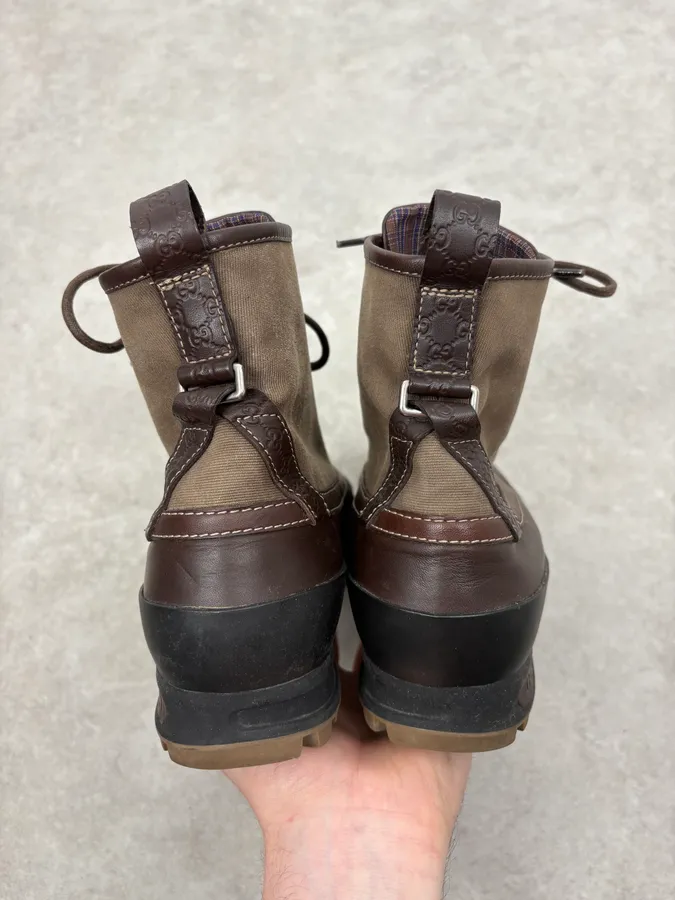 2000s Gucci Brown Ski Boots - Image 7