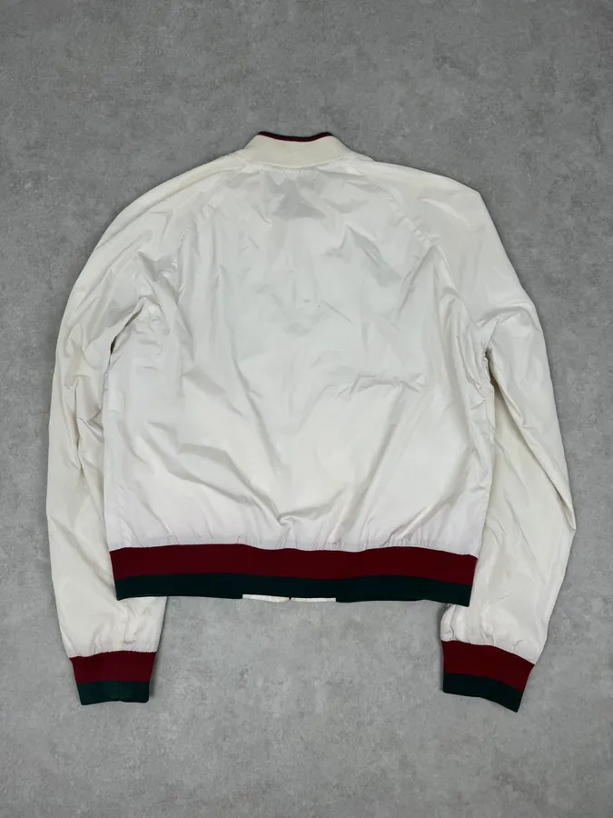 2000s Gucci Creamy White Signature Jacket - Image 6