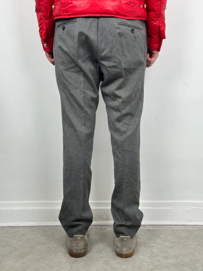 2000s Gucci Grey Classy Tailored Pants - Image 4