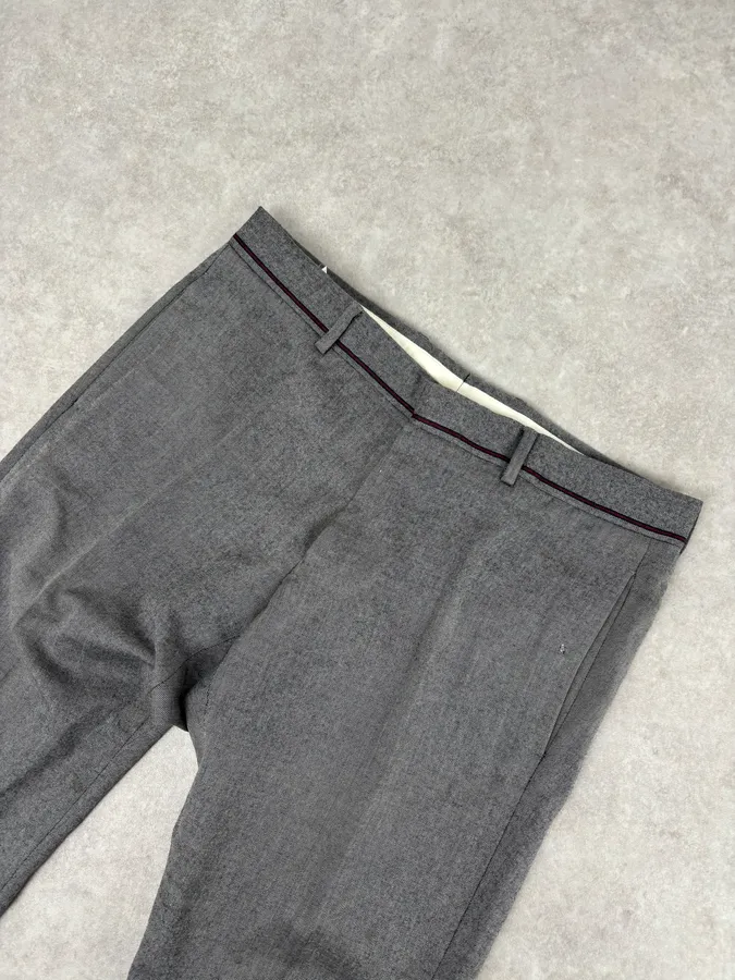 2000s Gucci Grey Classy Tailored Pants - Image 5