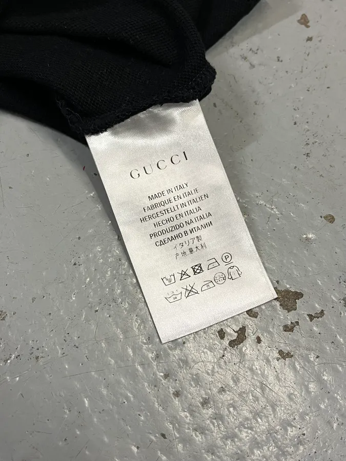 2000s Gucci Knight Brodery Black Polo by Frida Giannini - Image 8