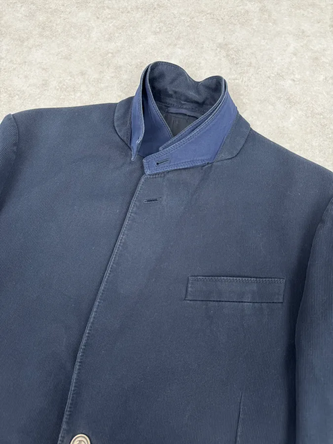 2000s Gucci Navy Classy Blazer Jacket - Image 6