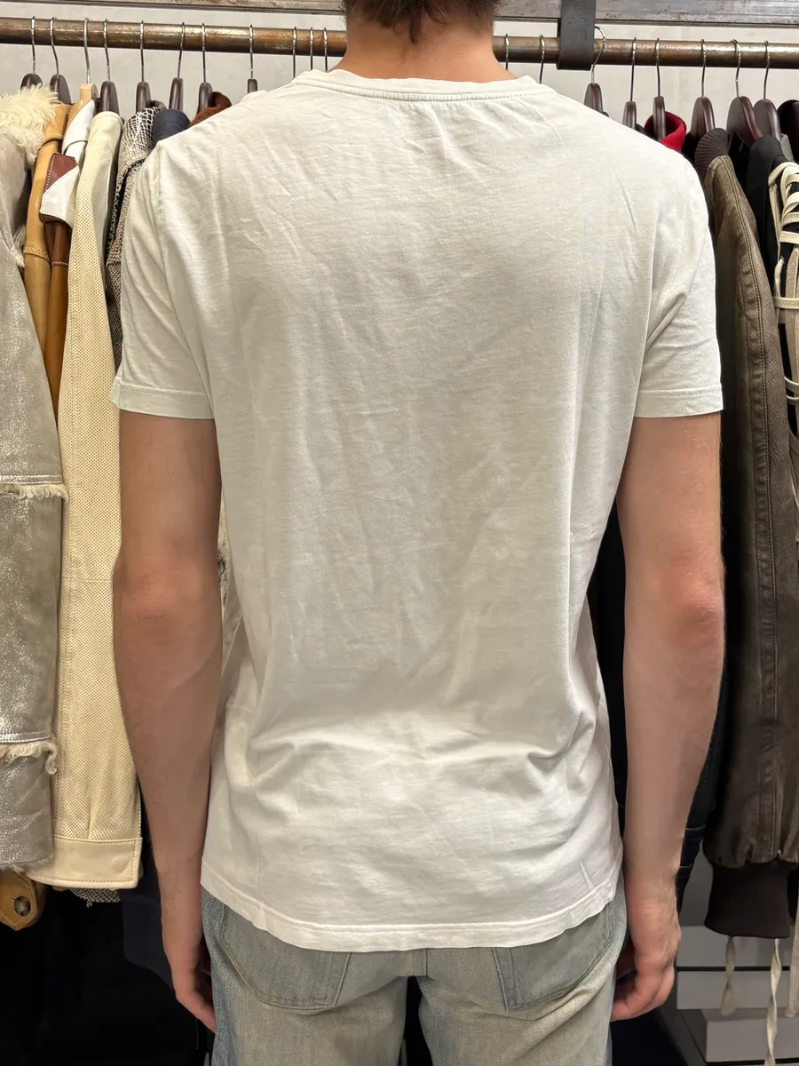 2000s Gucci White Flamingo T-Shirt - Image 3