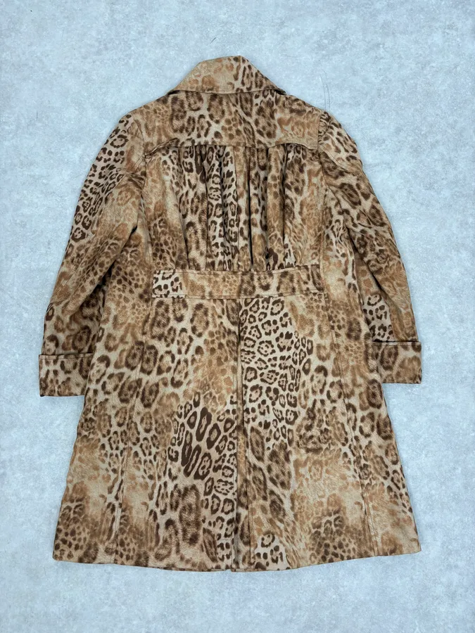 2000s Hysteric Glamour Long Leopard Effect Jacket - Image 6