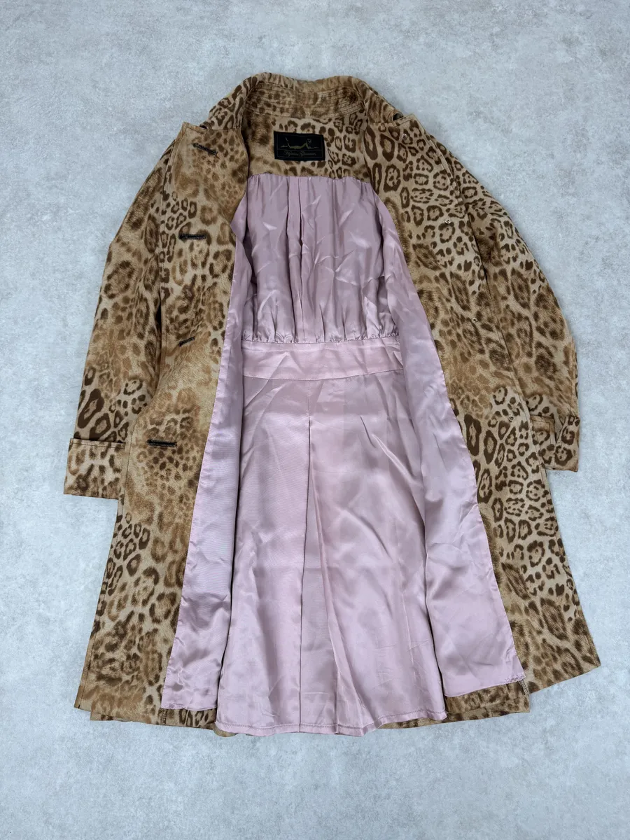 2000s Hysteric Glamour Long Leopard Effect Jacket - Image 3