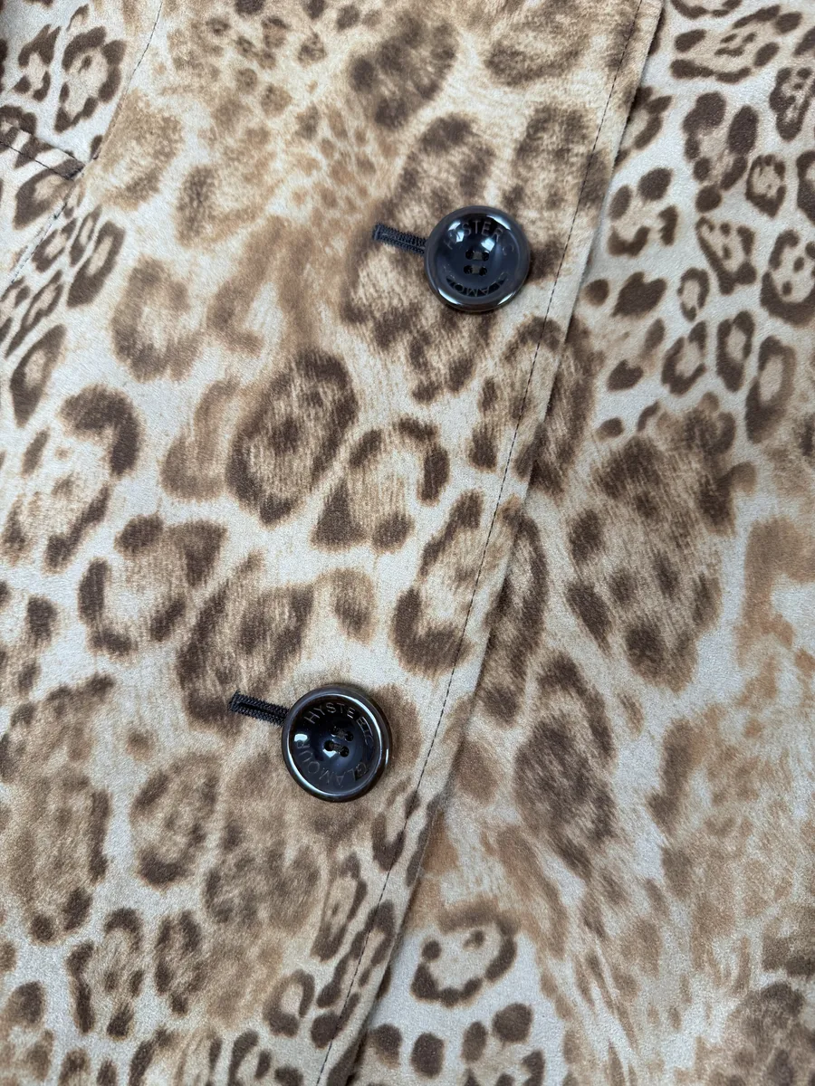 2000s Hysteric Glamour Long Leopard Effect Jacket - Image 7