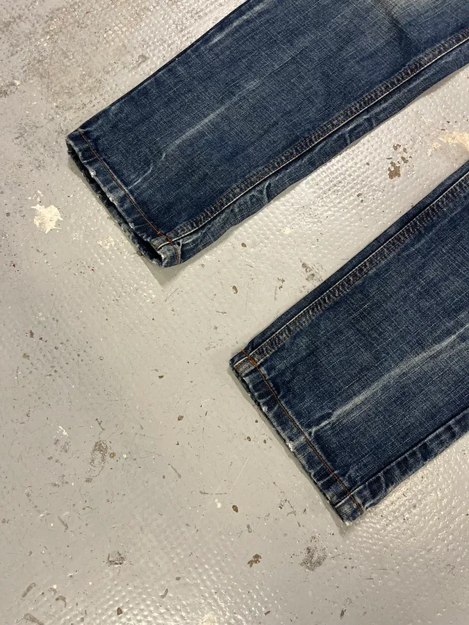 2000s Iceberg Faded Blue Jeans - Image 8