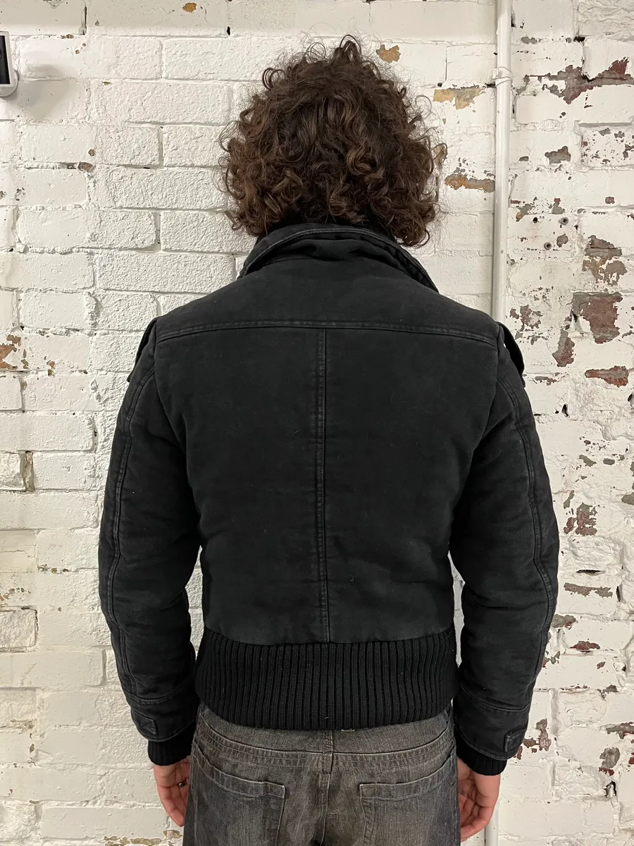 2000s Imperial Cargo Black Jacket - Image 2