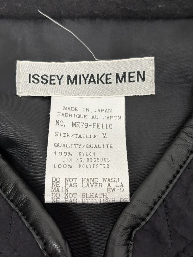 2000s Issey Miyake Black Quilted Nylon Vest - Image 9