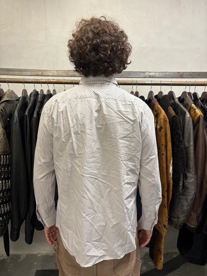 2000s Issey Miyake Circle 3D Contemporary Shirt - Image 3