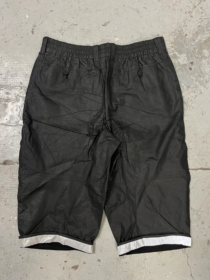 2000s Issey Miyake MEN Black Reflective Shorts - Image 6