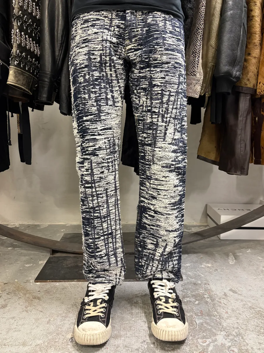 2000s Issey Miyake MEN Rebel Distressed Pants - Image 2