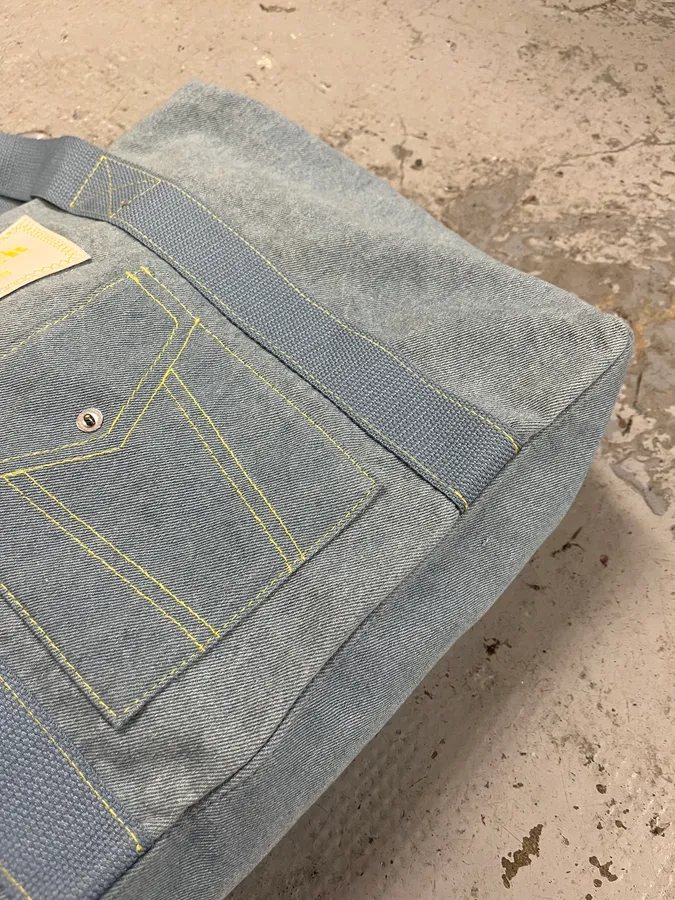 2000s Jean Paul Gaultier Blue Handle Bag - Image 5