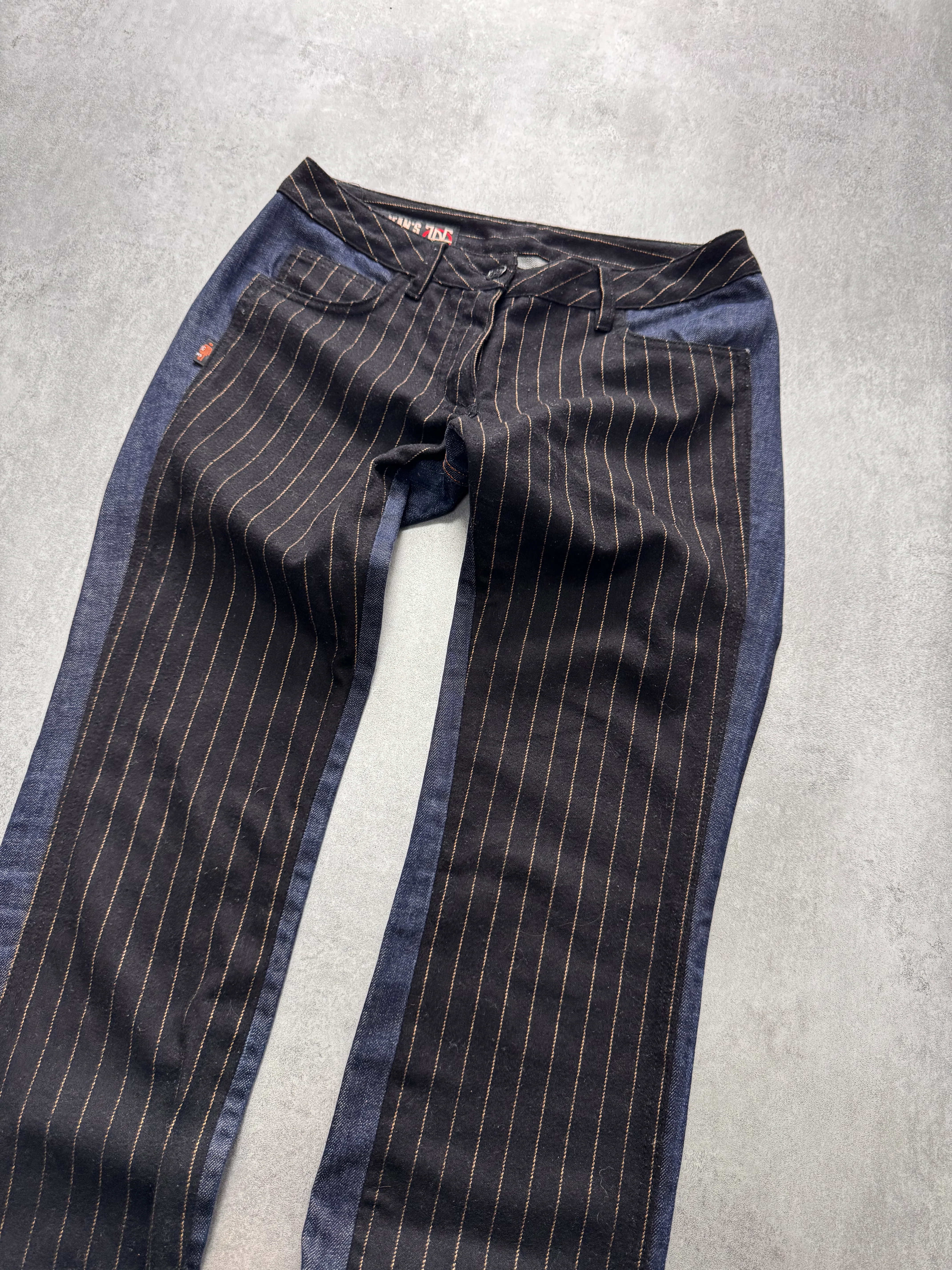 2000s Jean Paul Gaultier Double Layer Denim Jeans - Image 2