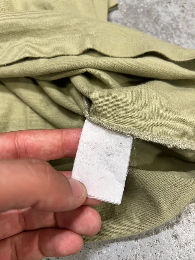 2000s Jean Paul Gaultier Eve & Snake Khaki Longsleeves - Image 10