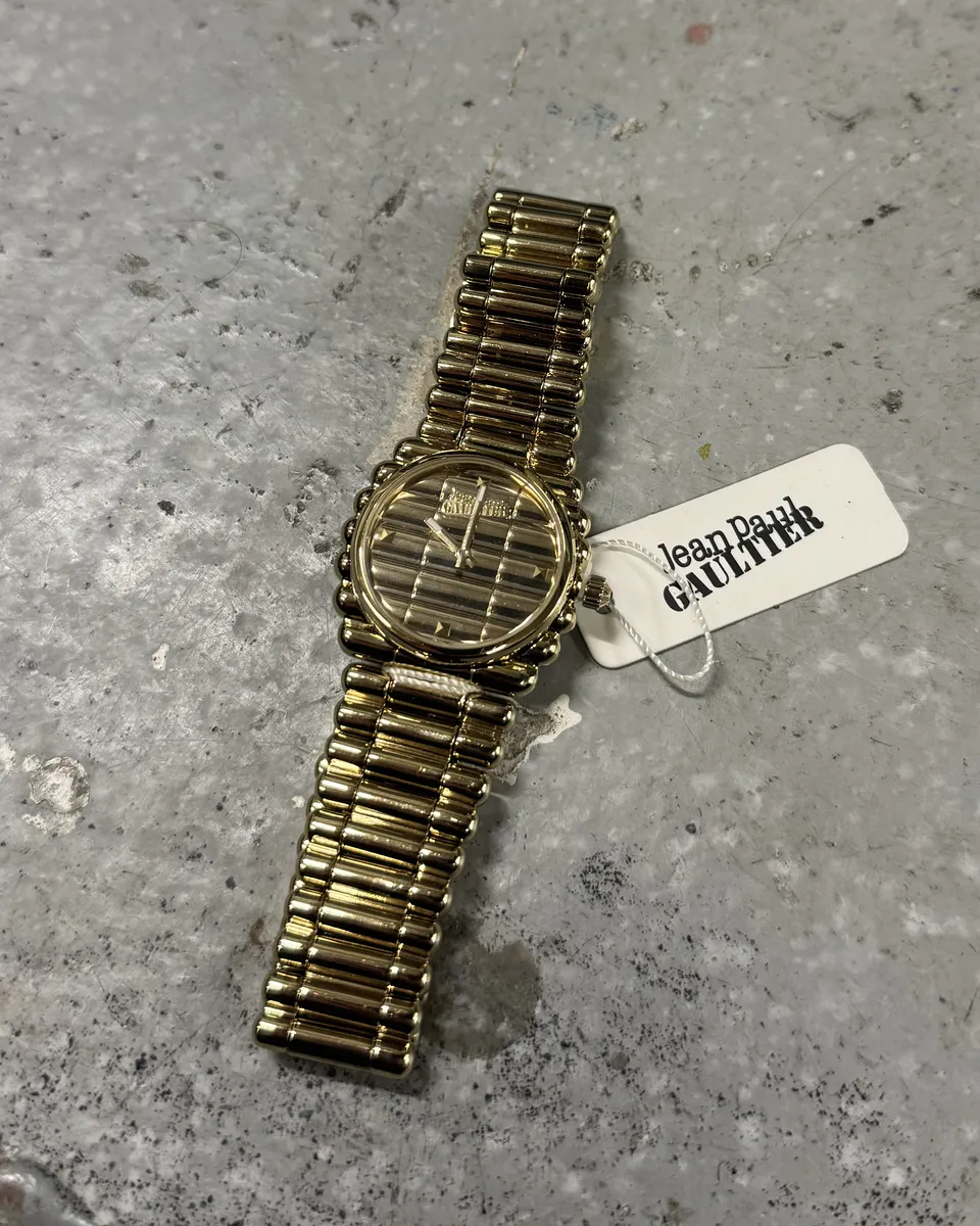 2000s Jean Paul Gaultier Gold Bullet Watch