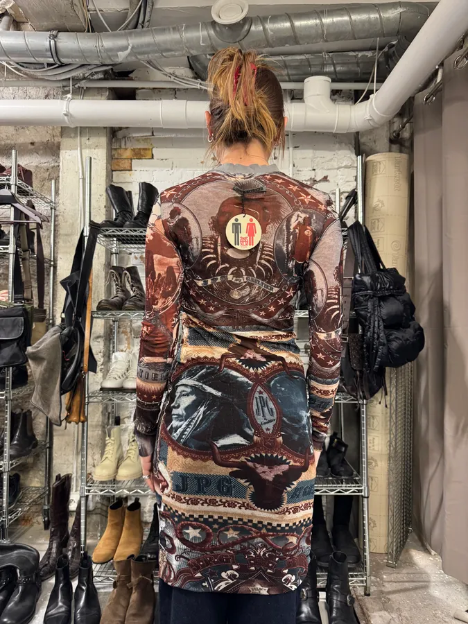 2000s Jean Paul Gaultier Native American Indian Dress - Image 3