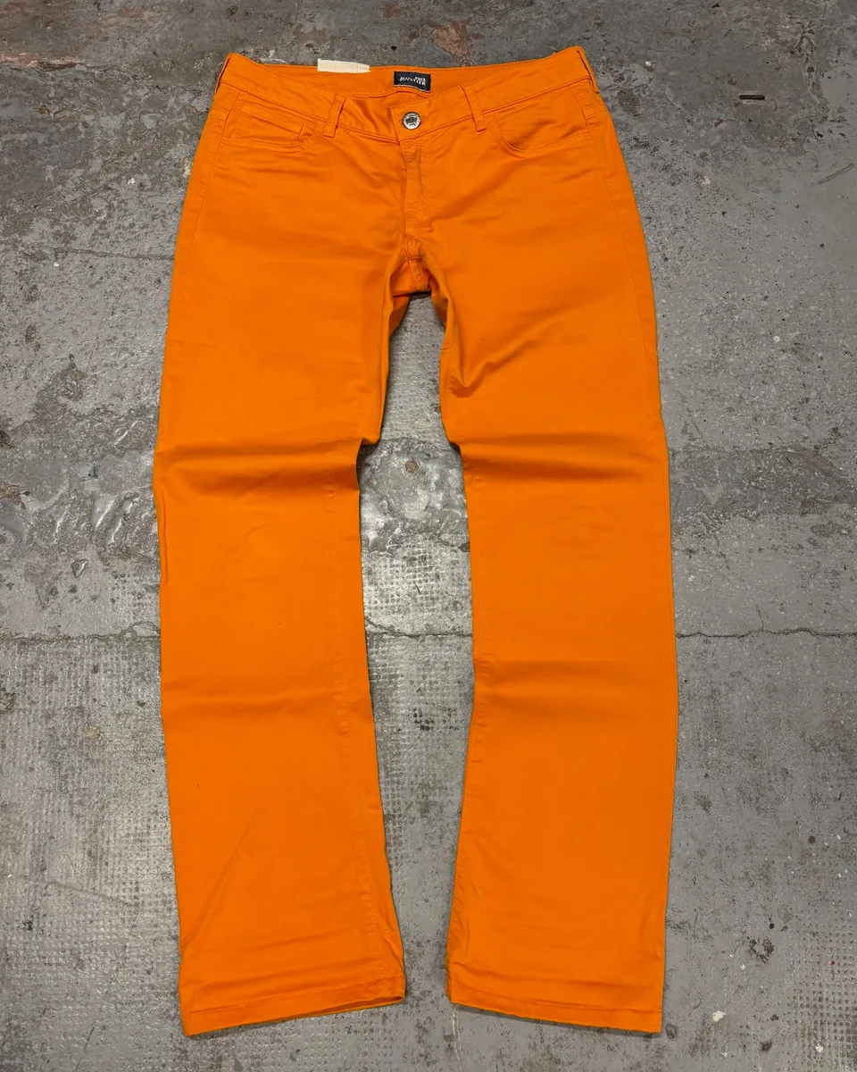 2000s Jean Paul Gaultier Orange Vitality Pants
