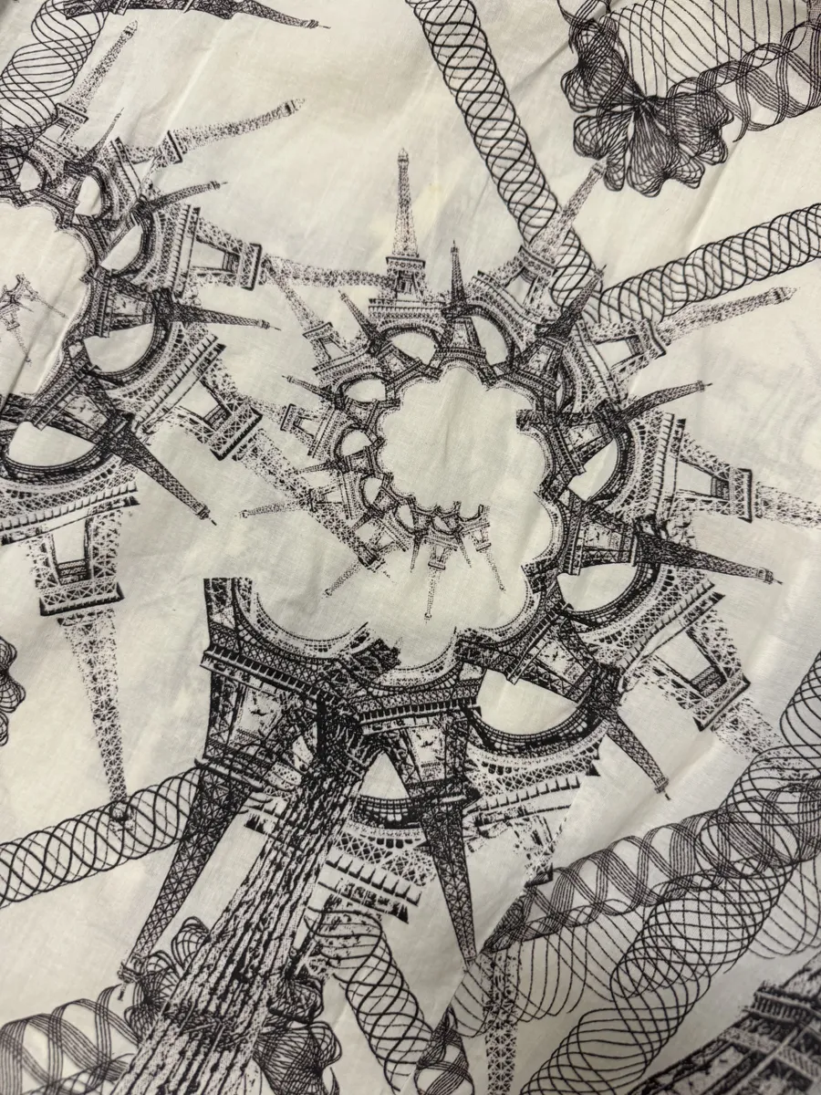 2000s Jean Paul Gaultier Paris Eiffel Tower Shirt - Image 10