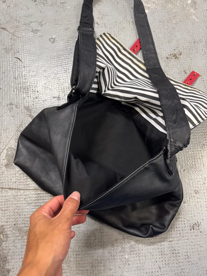 2000s Jean Paul Gaultier Pirate Black Shoulder Bag - Image 11