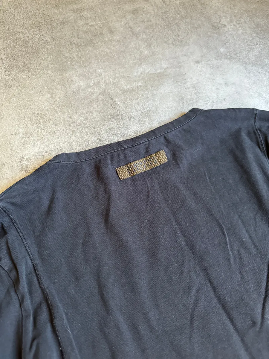 2000s Jean Paul Gaultier Shadow Dark Black Longsleeves - Image 6