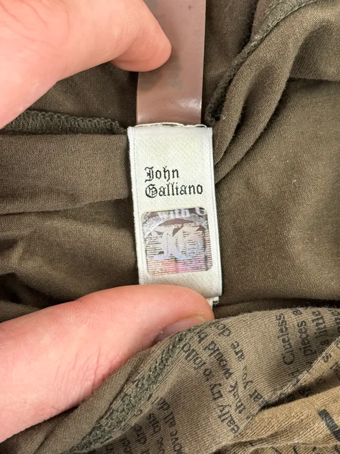 2000s John Galliano Newspapers Brown Hoodie - Image 11
