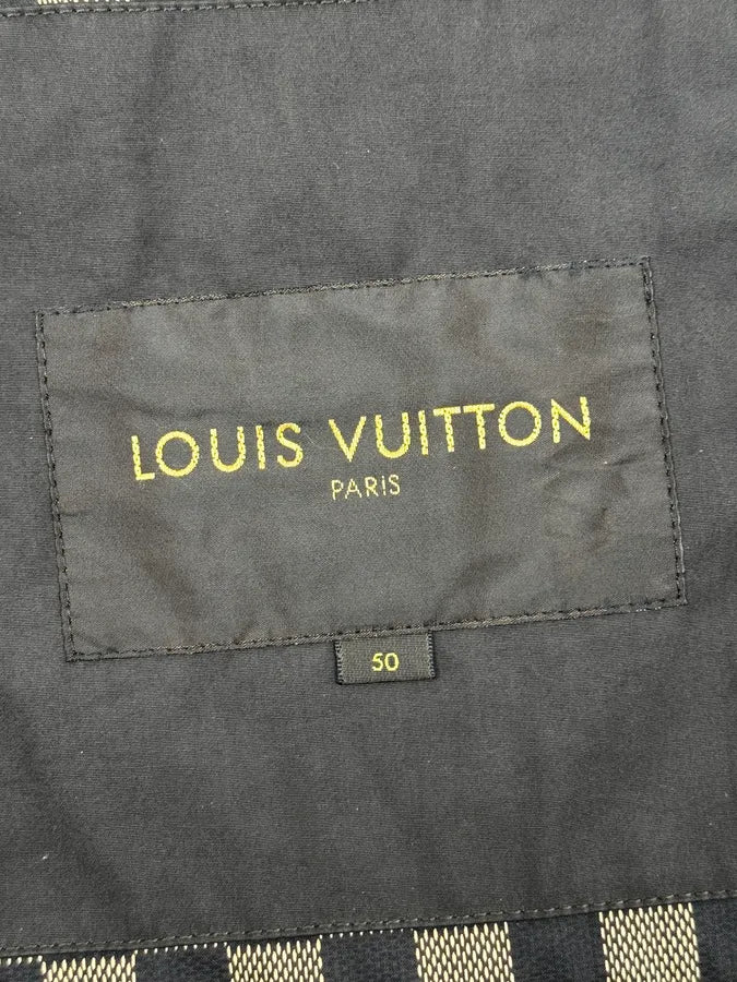 2000s Louis Vuitton Khaki Green Trench Monogrammed HoodedJacket - Image 18