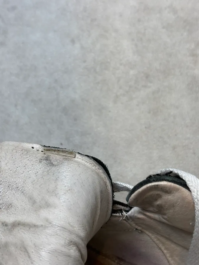 2000s Maison Margiela Black Leather High-Top Sneakers - Image 12