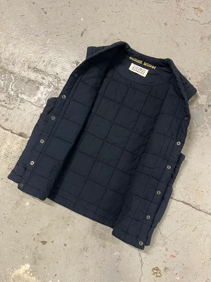 2000s Maison Martin Margiela Quilted Puffer Vest - Image 5