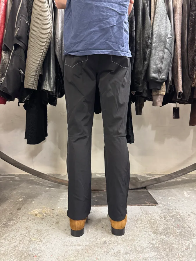 2000s Marithé + François Girbaud Black Cozy Light Pants - Image 11