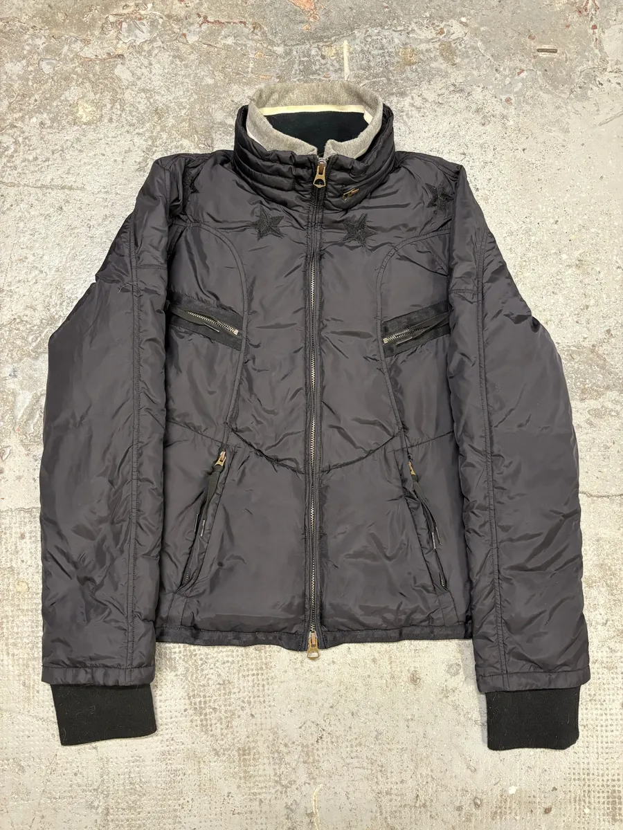 2000s Marithé + François Girbaud Black Tactical Nylon Jacket