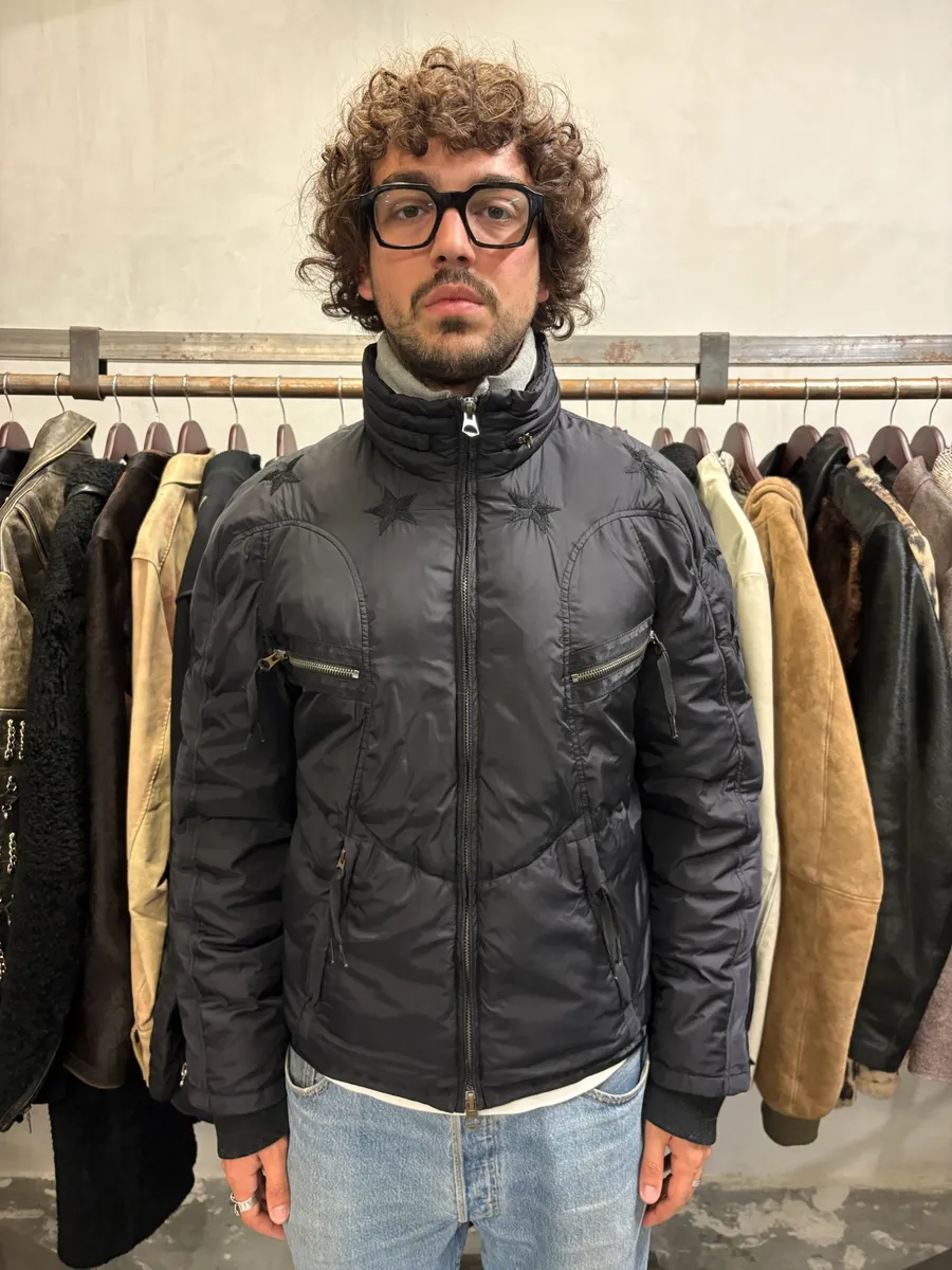 2000s Marithé + François Girbaud Black Tactical Nylon Jacket - Image 2