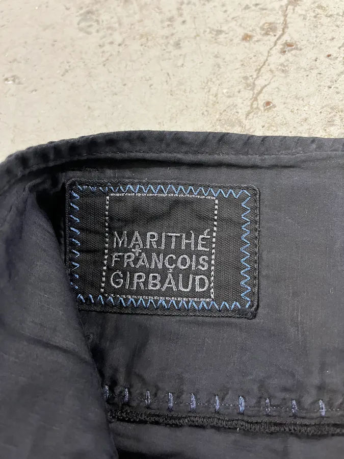 2000s Marithé + François Girbaud Black Utility Pants - Image 9