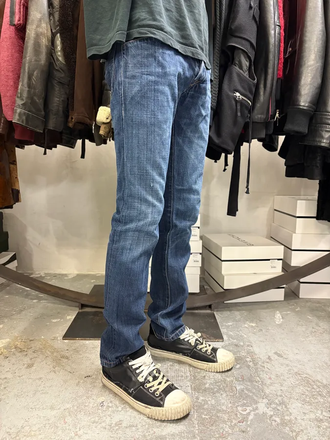 2000s Marithé + François Girbaud Blue Denim Jeans - Image 3