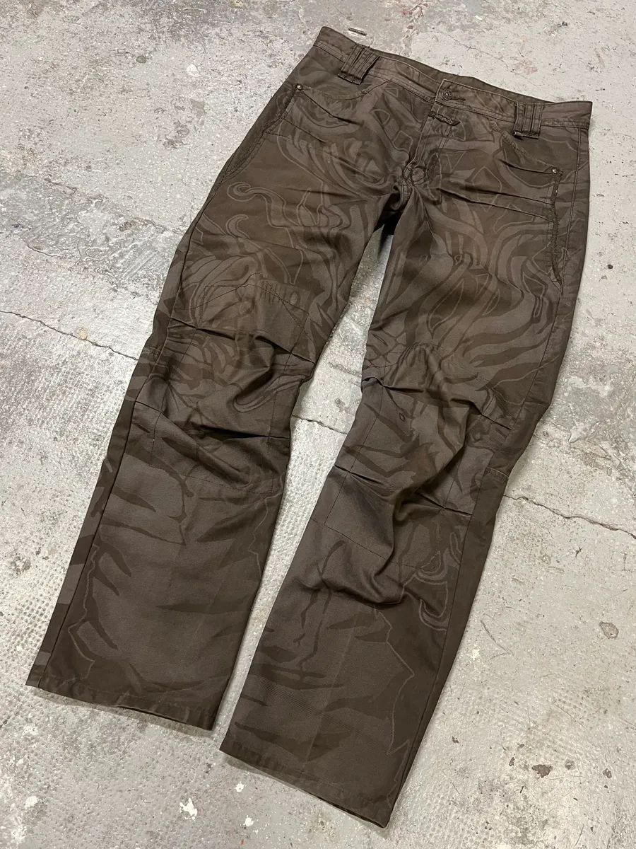 2000s Marithé + François Girbaud Brown Signature Tagged Pants - Image 5