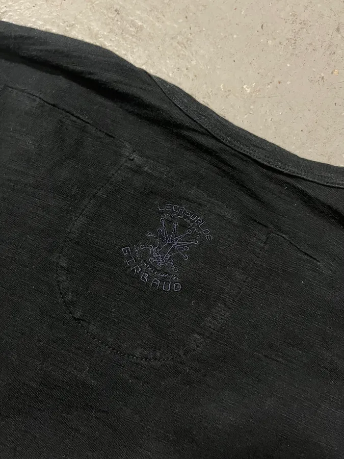 2000s Marithé + François Girbaud Contemporary Numbers Navy Longsleeves - Image 9