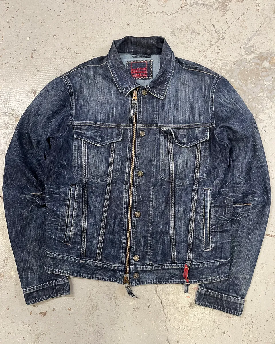 2000s Marithé + François Girbaud Faded Denim Jacket