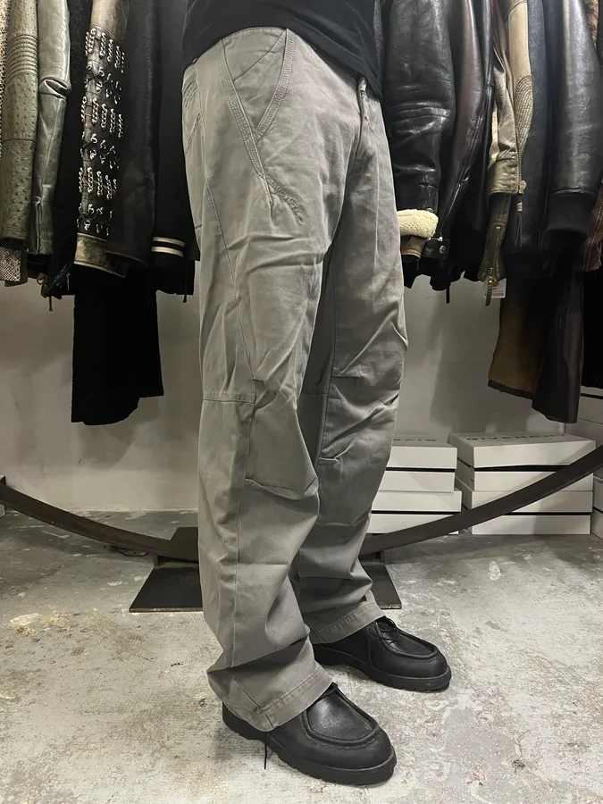 2000s Marithé + François Girbaud Grey Signature Pants - Image 2
