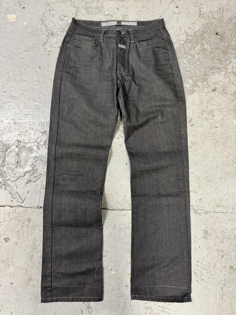 2000s Marithé + François Girbaud Raw Grey Pants - Image 4