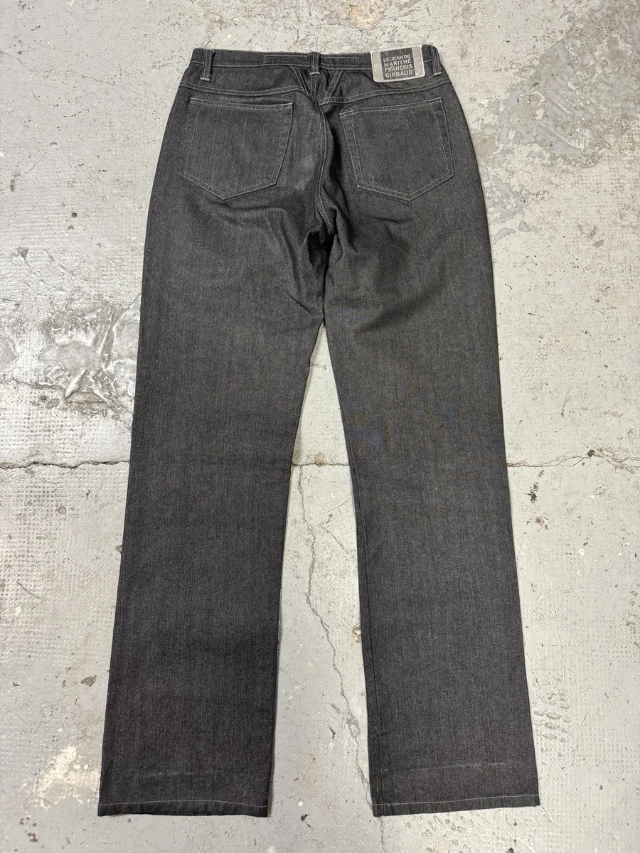 2000s Marithé + François Girbaud Raw Grey Pants - Image 5