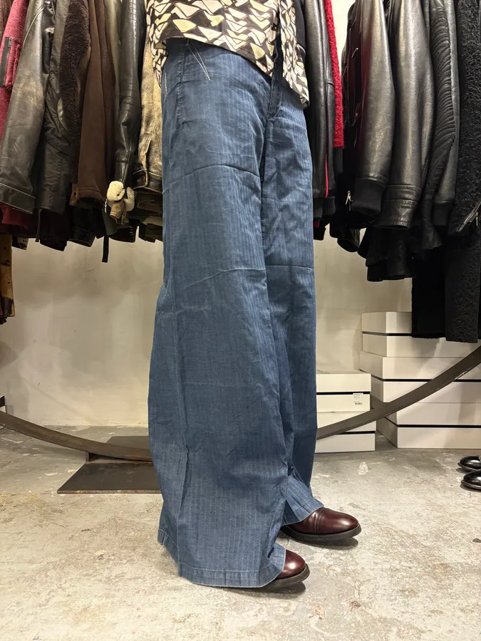 2000s Marithé + François Girbaud Wide Denim Jeans - Image 2