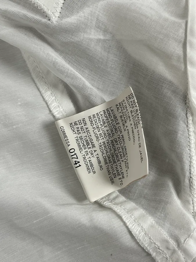 2000s Marithé et François Girbaud White Cargo Pocket Jacket - Image 12