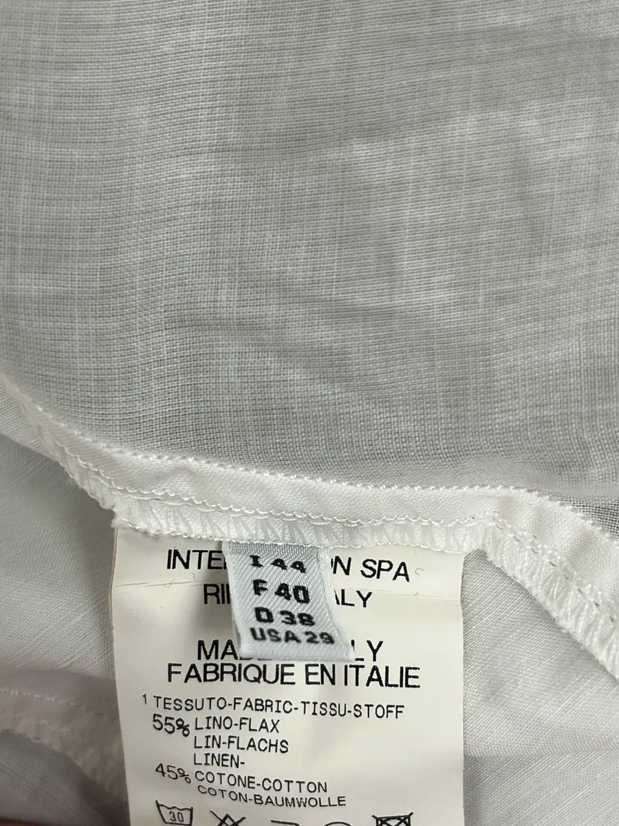 2000s Marithé et François Girbaud White Cargo Pocket Jacket - Image 13