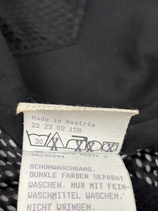 2000s Marithé + François Girbaud Active Black Windbreaker Nylon Gothic Jacket - Image 10